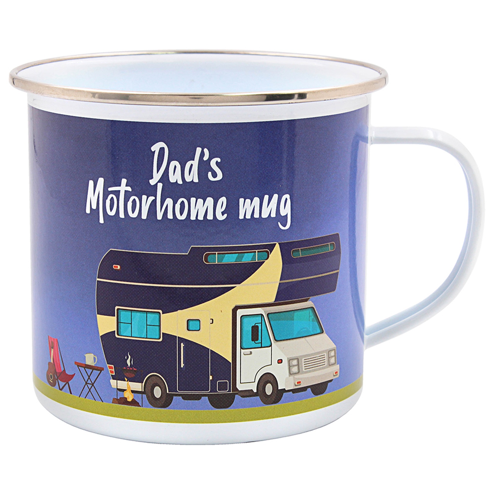 Dad's Motorhome Tin Mug